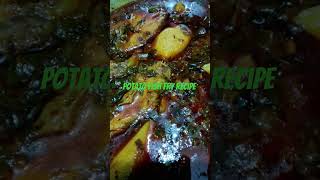 Fish potato curry easyrecipe deliciously food trendingshorts [upl. by Morez]