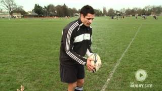 Dan Carter Rugby Drop Kick Restarts [upl. by Hahseram]