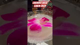 Craving a lavender basil lemon drop from petrossianbar at the Bellagio [upl. by Hosea]