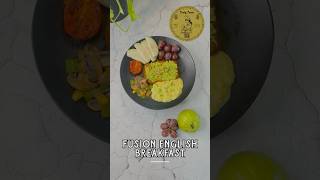 Fusion English Breakfast  Healthy and tasty morning with this BreakfastGoals FusionFood shorts [upl. by Ninahs312]