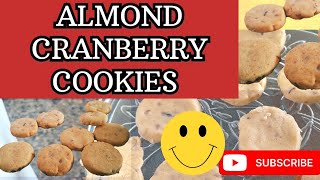 Eggless Almond Cranberry Cookies आसान तरीके se  Eggless Almond Cranberry Cookies easy recipe [upl. by Eeclehc]