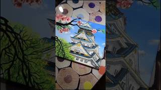 Castillo de Osaka Japón art painting drawing [upl. by Assiluy577]