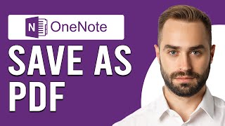 How To Save OneNote As PDF How To ExportDownload OneNote As PDF [upl. by Gilliette]