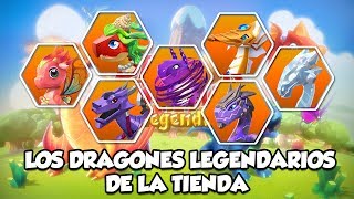 Dragon Mania Express 22  Como criar a los Dragones Legendarios de la TIENDA [upl. by Akemit230]