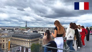 Galeries Lafayette in Paris  Exploring The Elegance of Terrace View [upl. by Yaron185]