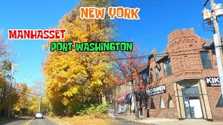 NYS DRIVEFROM MANHASSET TO PORT WASHINGTON VIA PLANDOME RDPORT WASHINGTON BLVD [upl. by Yate]