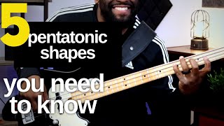 5 Pentatonic Scale Shapes  Solo amp Improv [upl. by Rogerson]