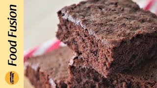 Chocolate Brownie Recipe By Food Fusion [upl. by Ozkum]