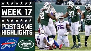 Bills vs Jets  NFL Week 17 Game Highlights [upl. by Eissat]