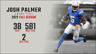 Josh Palmer Full Season Replay Every Target and Catch in the 2023 NFL Season [upl. by Ivanna]