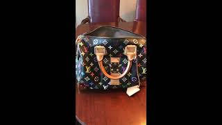 How to Spot Authentic Louis Vuitton Multicolor Speedy Bag and Where to Find Date Code [upl. by Annol]