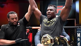 Crowning Moment Francis Ngannou Wins UFC Heavyweight Title 👑 [upl. by Eadahs405]