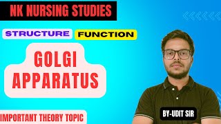 Golgi Apparatus ll structure ll function ll important cell organelle ll byUdit Sir [upl. by Concordia]