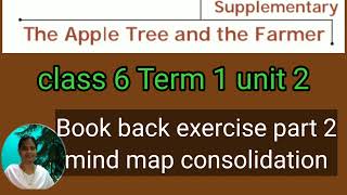 The Apple tree and the farmer mind map consolidation book back exercise part 2 class 6 term1BRINDA [upl. by Lairbag]