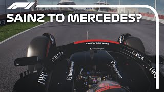 What if Carlos Sainz Races for Mercedes in 2025 [upl. by Cohlier128]