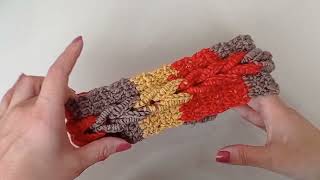 headband crochet step by step tutorial for absolute beginners [upl. by Ilocin]