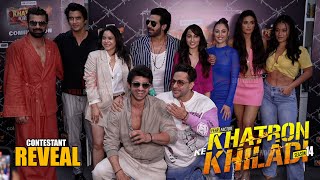 Khatron Ke Khiladi Season 14  Contestant Reveal  Abhishek Kumar Nimrit Sumona Niyati Shalin [upl. by Auohc]