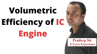 Volumetric Efficiency of IC Engine in Hindi [upl. by Silera787]