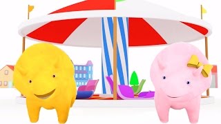 Aprenda as cores com os doces coloridos Dina e Dino os Dinossauros  Aprender em português [upl. by Essa]