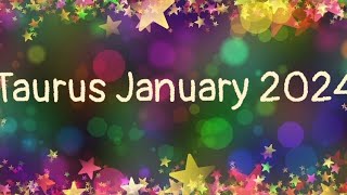 Taurus January 2024 Astrology Forecast Broadening Your Horizons [upl. by Adlesirk]