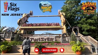 Six Flags New Jersey  Hurricaine Harbor Wild Safari Adventure [upl. by Nodnorb]