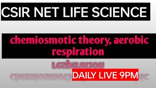 chemiosmotic theory ATP synthesis aerobic respiration metabolism [upl. by Tricia]