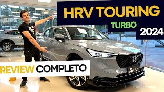 Honda HRV 2024 Touring Turbo Cinza Grafeno Review Completo [upl. by Butcher]