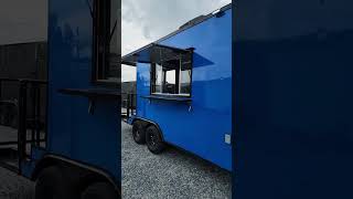 85x20 Custom Hybrid Concession Kitchen  Porch Trailer from NC Trailers [upl. by Branca]