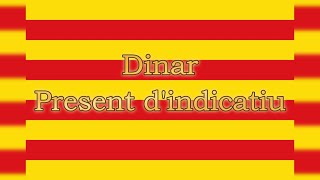 Verb DINAR en present dindicatiu  Verbo ALMORZAR en presente de indicativo [upl. by Allred593]