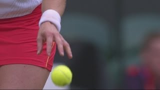 Clijsters BEL v Sharapova RUS Womens Tennis QuarterFinal Replay  London 2012 Olympics [upl. by Lorelei]