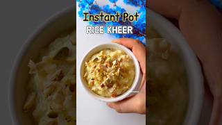 Instant Rice kheer in Instant pot recipe shorts kheer indiandesserts dessert [upl. by Ilyse]