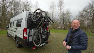 Ducato Wohnmobil Boxer Jumper Etrusco GENIALER FAHRRADTRÄGER [upl. by Notsuj]