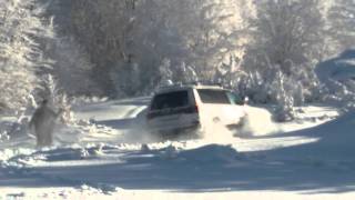 Pajero Sport vs Patrol snow [upl. by Malti174]