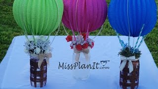 Mason Jar Baby Shower Centerpiece  DIY  How To Create This Centerpiece for Under 20 [upl. by Ahsatsana]