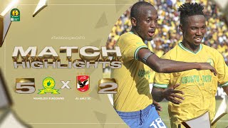 HIGHLIGHTS  Mamelodi Sundowns 🆚 Al Ahly SC  Matchday 4  202223 TotalEnergiesCAFCL [upl. by Eekram]