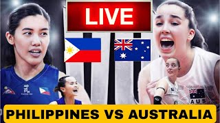 LIVE NOW PHILIPPINES VS AUSTRALIA AVC CUP 2024 VOLLEYBALL LIVE TODAY 2024 [upl. by Tillion]