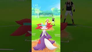 ✨Shiny Delphox Vs Blaziken PVP Fire Battle in pokemongo [upl. by Sajet]