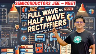 4 Full wave and Half Wave Rectifier  Master Semiconductors for JEE amp NEET [upl. by Ardy]