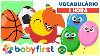 Desenhos Educativos  LARRY O PASSARINHO E OS OVOS COLORIDOS  Praticar esportes  BabyFirst Brasil [upl. by Vickie175]