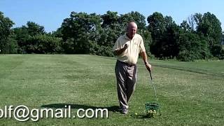 How to get more distanceVertical Golf Swing [upl. by Eniluqaj]