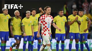 Brazil v Croatia Full Penalty Shootout  2022 FIFAWorldCup [upl. by Hiamerej953]