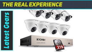 ZOSI 8CH 1080P Security Camera System Outdoor with 2TB Hard Drive  Best Home Surveillance [upl. by Anniala828]