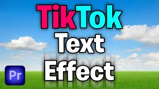 How To Make Viral TikTok Text in Premiere Pro [upl. by Ahsaeyt272]