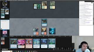 Izzet Wizards 8 Delver VS Living End  MTGO Modern League Taking turns keeping sad hands [upl. by Guglielma]