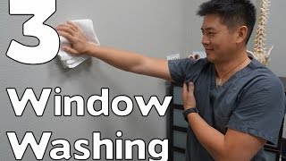 Window Washing  Neuromuscular Strength  Shoulder Exercises Part 3  Wax on Wax off [upl. by Ailina]