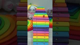 Wooden Xylophone 🐰satisfying xylophone [upl. by Frazer]