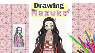 Drawing Nezuko  Demon SlayerDesenhando Nezuco drawinganime nezuko [upl. by Jennica342]