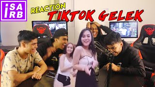 Reaction Tiktok Gelek  Ft iSARB Clan [upl. by Anelav]