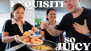 vlog ⎯ EXQUISITE DAW ANG LUTO KO SABI NI MISTER🥰 FIRST TIME KONG MAGLUTO NG GINATAANG HIPON🥰 [upl. by Narhem]