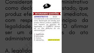 🟢 DIREITO ADMINISTRATIVO PARA CONCURSO PÚBLICO [upl. by Nollaf]